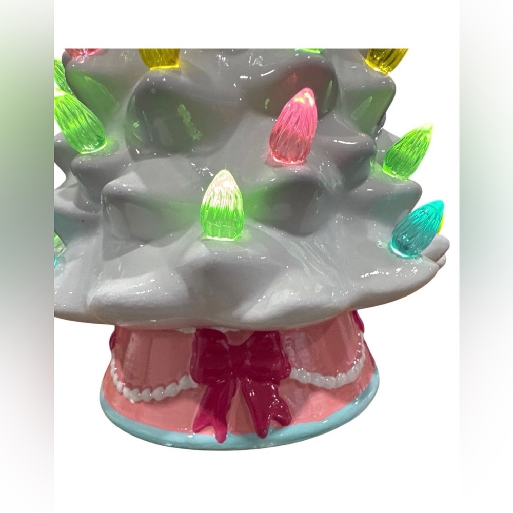 The Hello Kitty Ceramic Christmas Tree with Multi-Color Lights by Ikonic - Picture 5 of 12